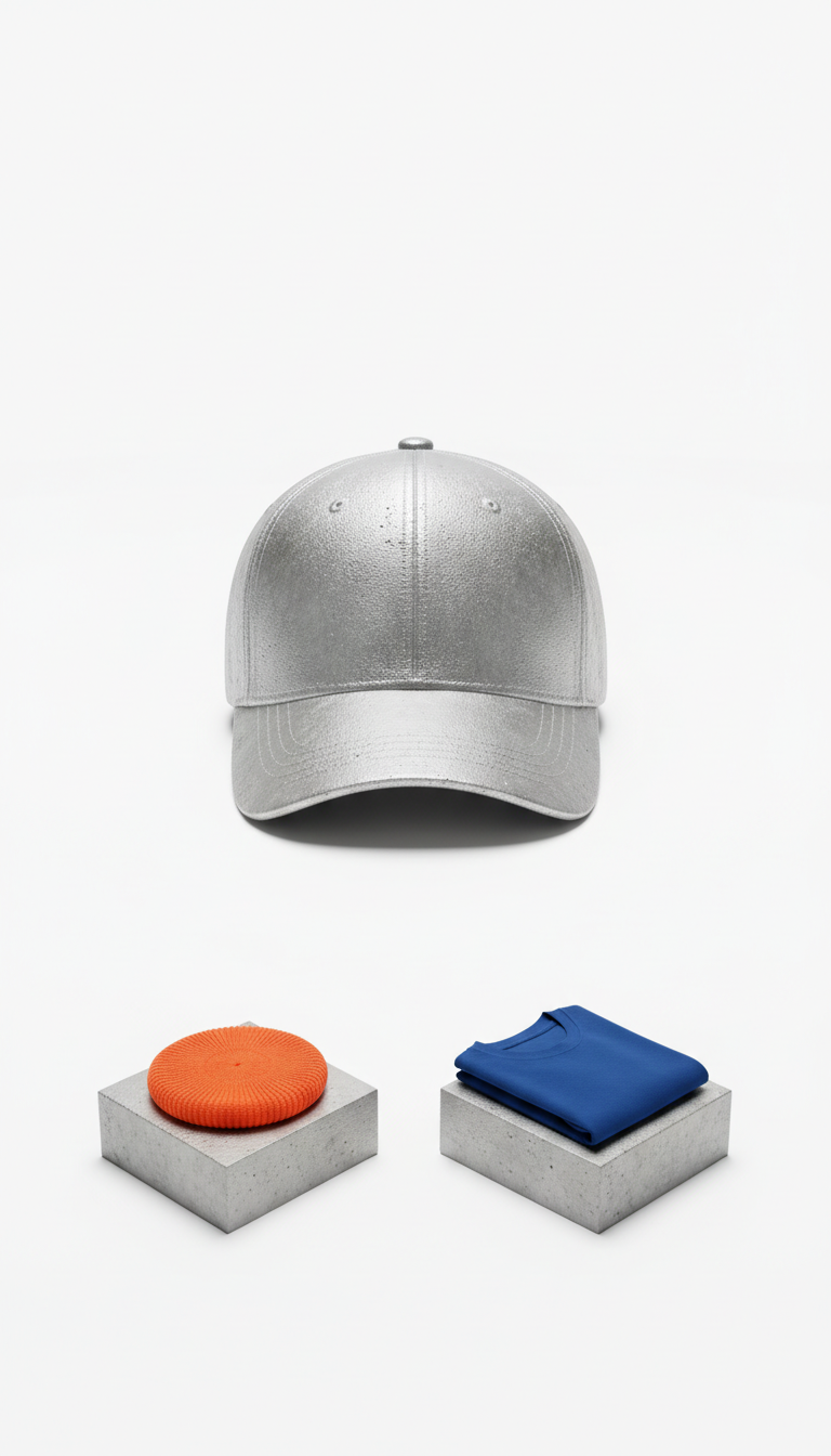 Concrete Silver graffiti cap